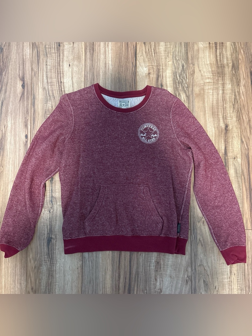 Converse All Star Heather Maroon Sweatshirt
